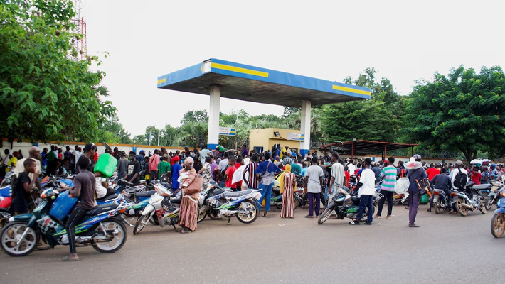 Fuel station in Mali