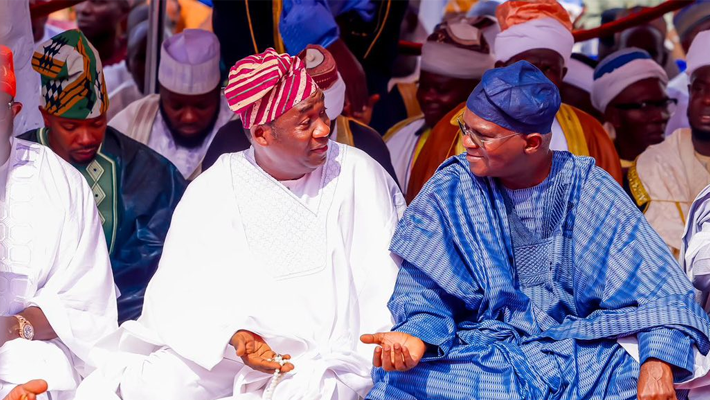 Deputy Governor Obafemi Hamzat at Eid prayer