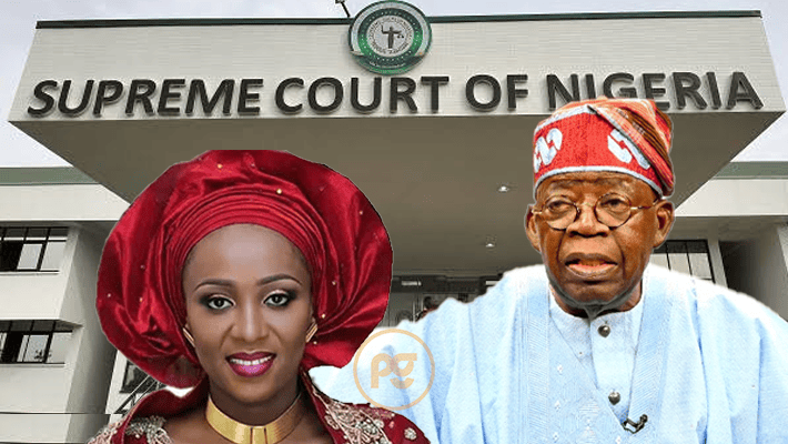 Maryam Sanda and President Bola Tinubu