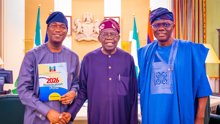Obafemi Hamzat, President Bola Tinubu, Governor Babajide Sanwo-Olu