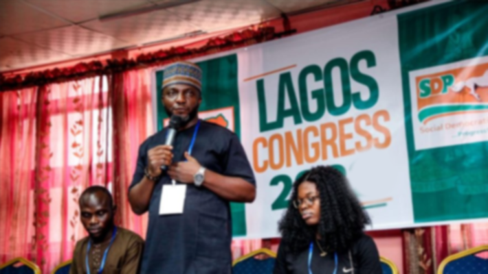 SDP members in Lagos used to illistrate the story