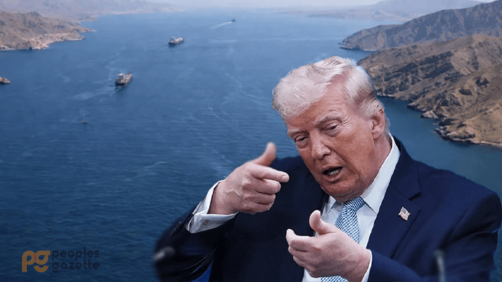 President Donald Trump and the Strait of Hormuz