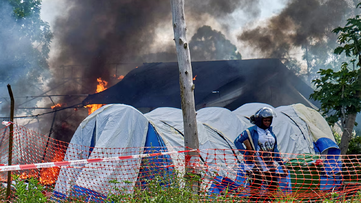 The burnt centre