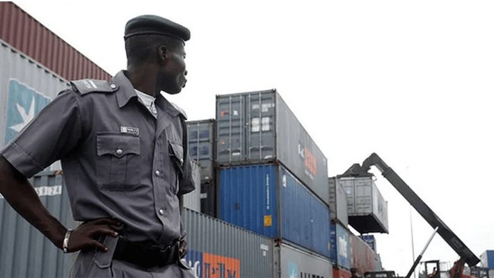Customs at Lagos port
