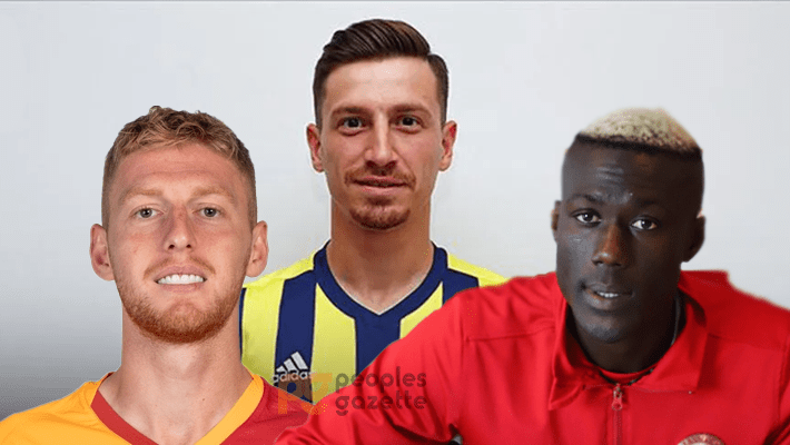 Galatasaray's Metehan Baltacı, Fenerbahçe's Mert Hakan Yandaş, and Konyaspor's Senegalese winger Alassane Ndao