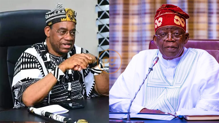 James Ayatse and President Bola Tinubu