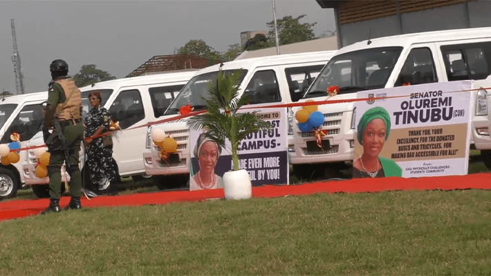 Remi Tinubu donates 50 buses to OAU