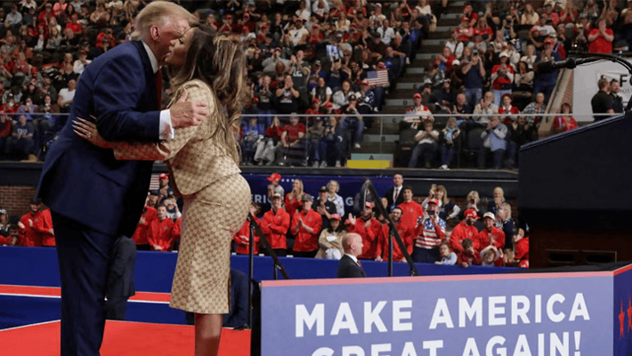 Donald Trump and Nicki Minaj