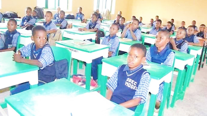 Schoolchildren in Benue