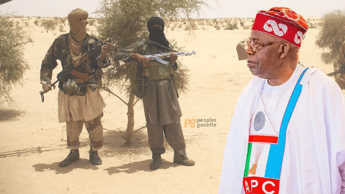 President Bola Tinubu and Bandits