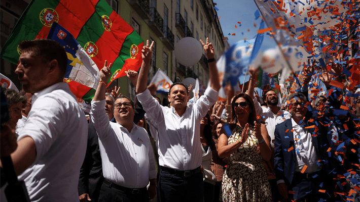 Political rally in Portugal
