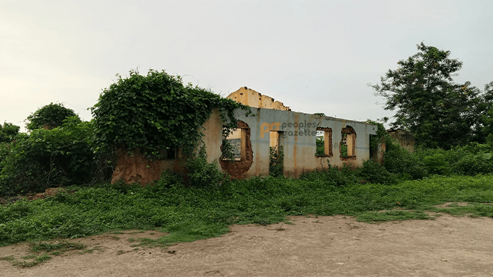 The dilapidated Methodist Basic School in Ajota, Ayegun
