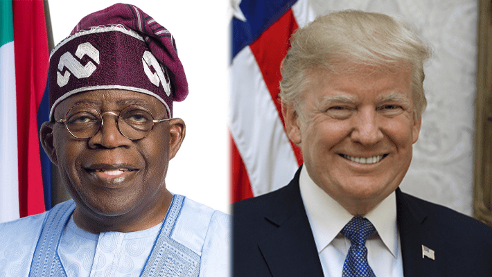 Bola Tinubu and Trump