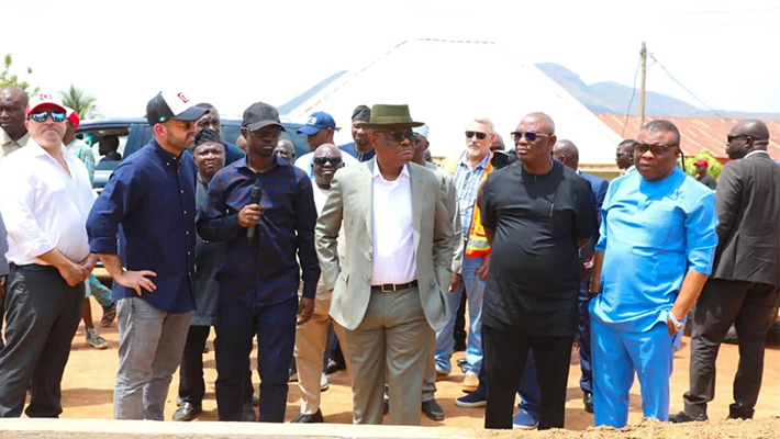 Nyesom Wike inspecting projects in Abuja