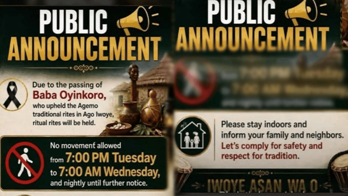 Unverified notice