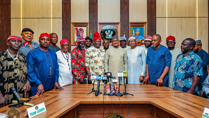 Governor Dauda Lawal and Igbo Community Association in Zamfara