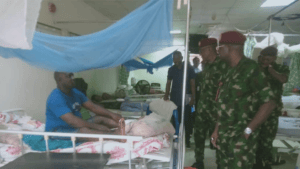 Soldiers in hospital