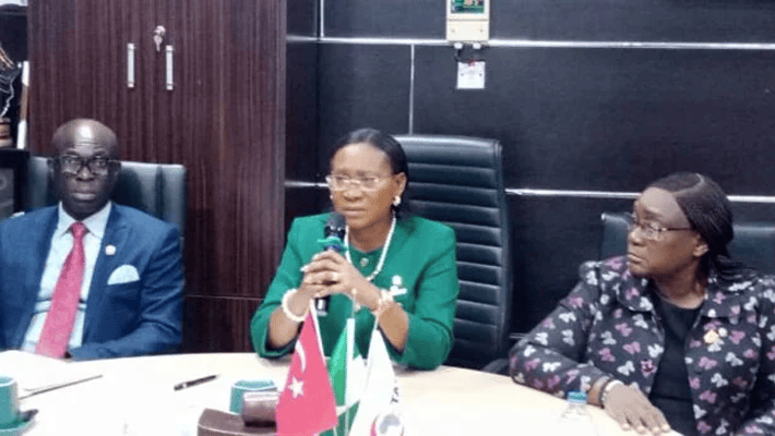 Ekeoma Ezeibe and others at media briefing