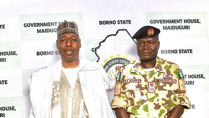 Babagana Zulum and Saidu Audu