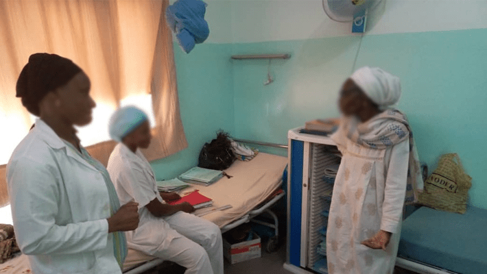 Hospital ward in Senegal