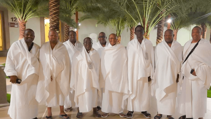 Gov Sani and Kaduna pilgrims in Saudi Arabia