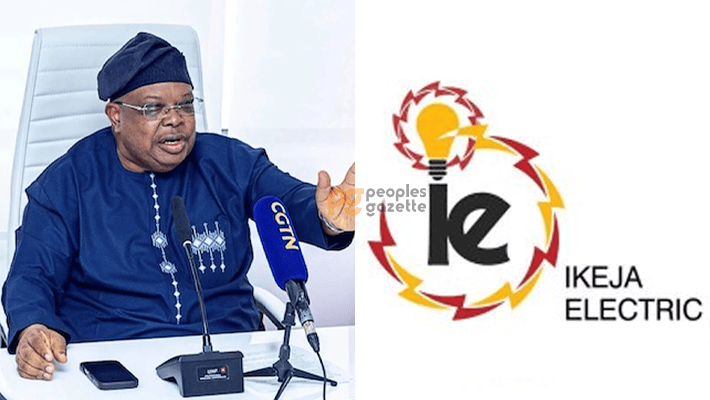 Nigeria Minister of Power Joseph Olasunkanmi Tegbe and Ikeja Electric