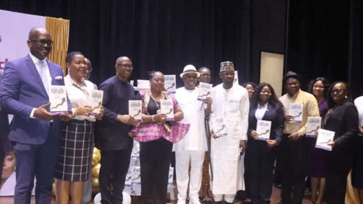 Peter Ober and others at the launch of a book titled ‘Just Go Further: Become the Total Entrepreneur’
