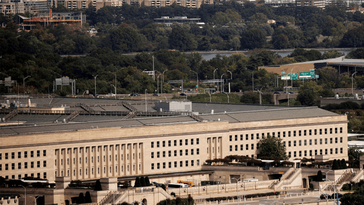 The U.S Pentagon building in Arlington, Virginia