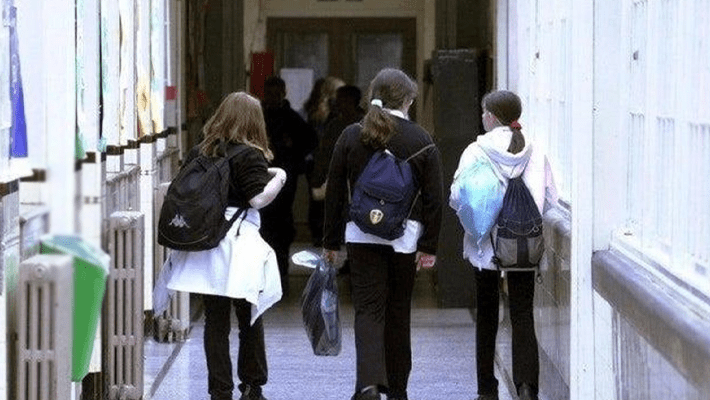 School children in Lancashire