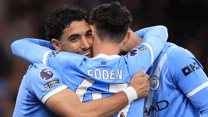 Man City players