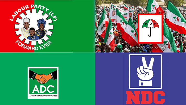ADC, NDC, PDP, Labour Party