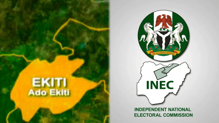 Ekiti State and INEC logo
