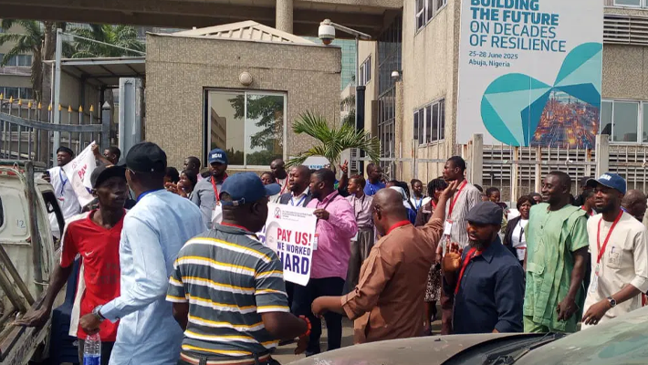 Protesting contractors