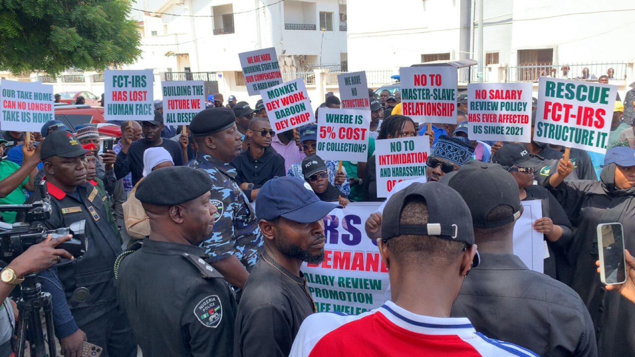 FCTIRS staff protest