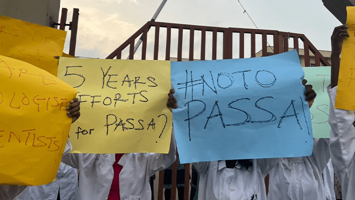 LAUTECH students protest