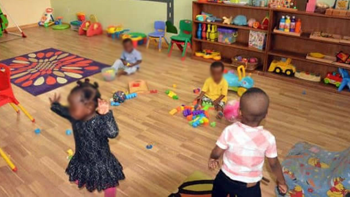 Children at a crèche