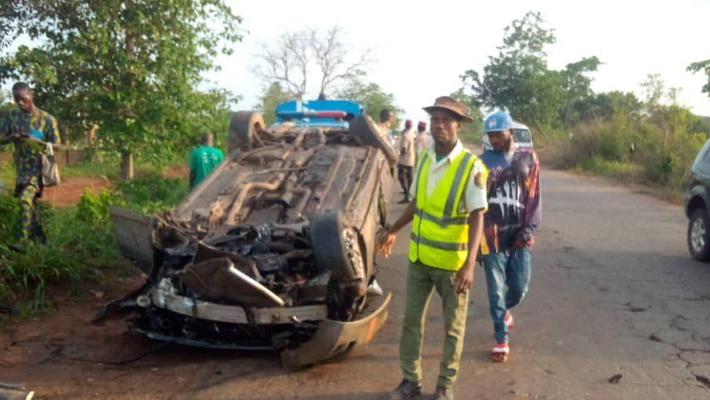 TRACE operatives at an accident scene