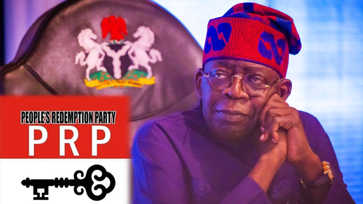 President Bola Tinubu and Peoples Redemption Party