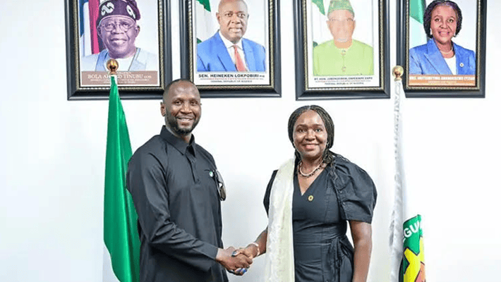 A Representative of the Petroleum Directorate of Sierra Leone and Oritsemeyiwa Eyesan