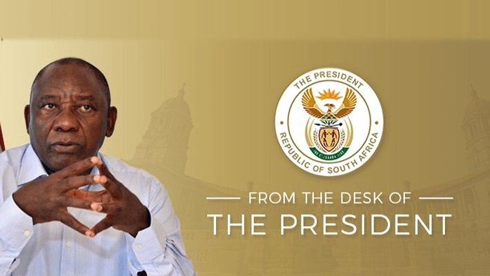 President Cyril Ramaphosa
