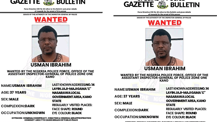 Usman Ibrahim wanted
