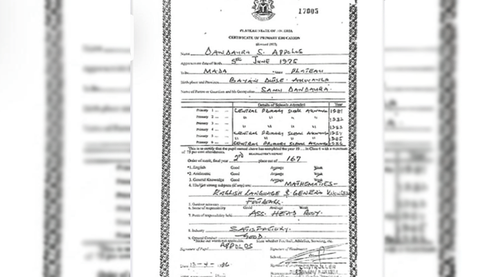 alleged fake certificates