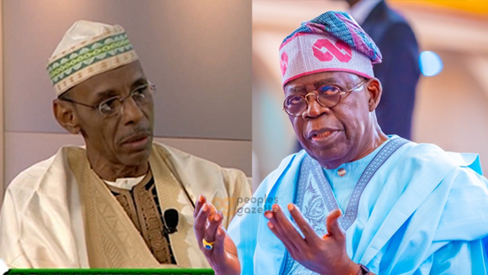 Hakeem Baba-Ahmed and President Bola Tinubu