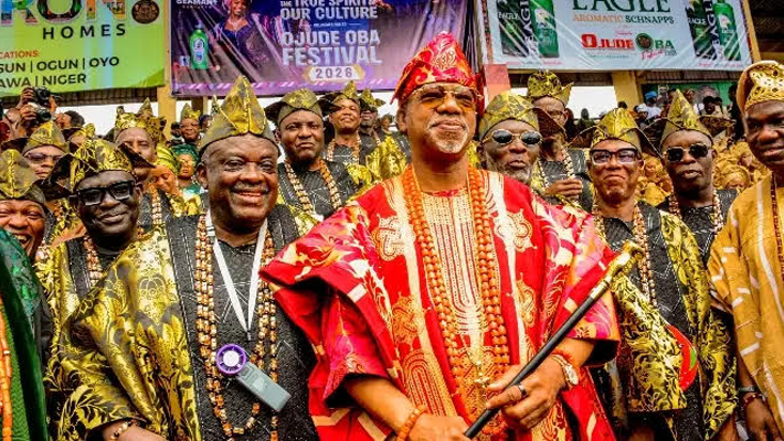 Dapo Abiodun and others at the festival