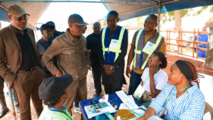 Wike at polling unit
