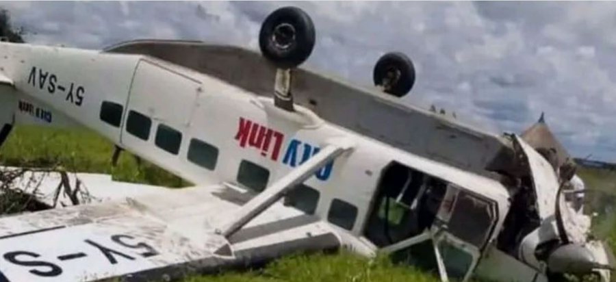 South Sudan plane crash wreckage