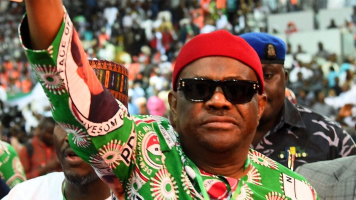 Nyesom Wike in PDP attire