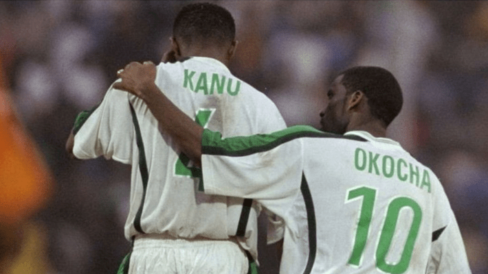 Kanu Nwankwo and Jay-Jay Okocha