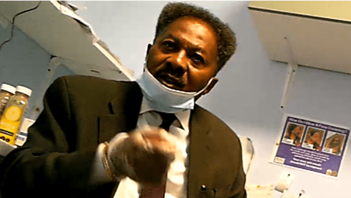 Brown-Arkah in an undercover recorded meeting with a confidential source posing as a patient at his medical clinic in Brooklyn, offered the patient an illegal cash kickback in exchange for referring another patient to AMC.
