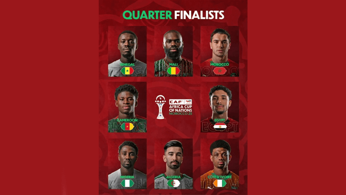 AFCON 2025 Knockout table